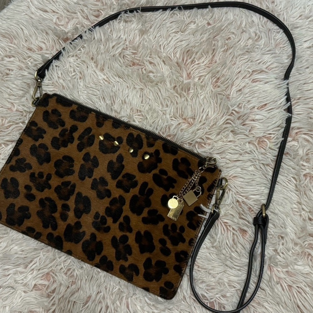 Leopard Print Mini Shoulder Bag Y2K Style